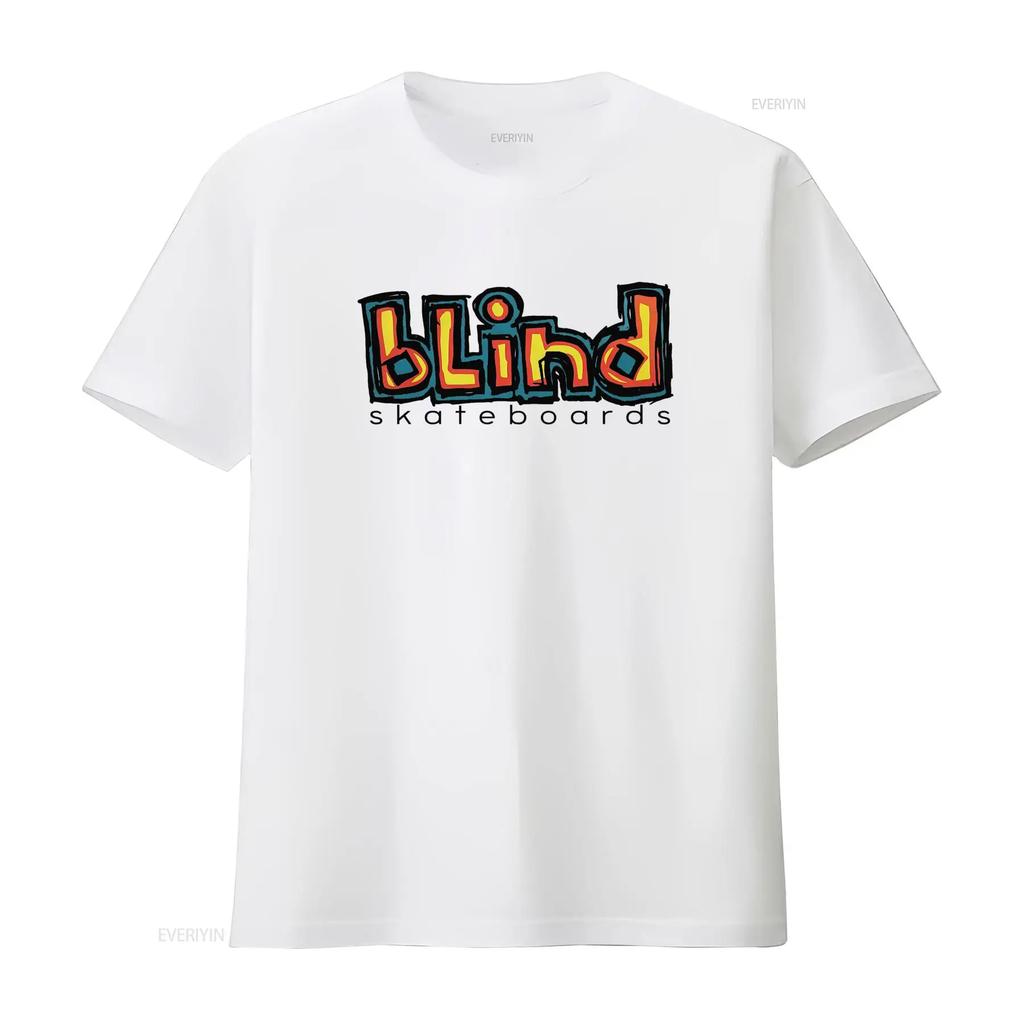 Blind Skateboards Vintage Retro Anni '90 '80 Skateboarding Maglietta per Uomo e Donna vintage Lavata grafica Unisex Traspirante