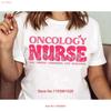 Oncology Nurse T Shirt Gift Retro Registered Appreciation Vintage Streetwear Breathable Unisex Casual Comfortable