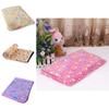 Plush Cute Pet Warm Paw Print Dog Puppy Fleece Blanket For Cozy Sleeping