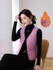 Women's Down Cotton Vest - Winter Slim Fit, Thick, Warm, Short Vest with Velvet Lining