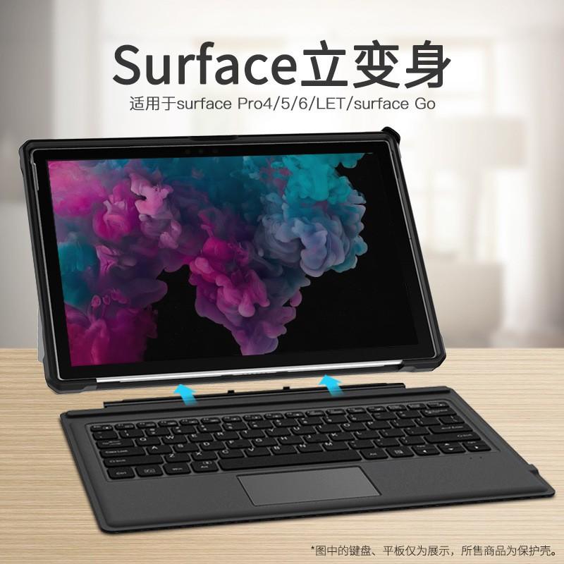 Shockproof PC Case With Built-in Stand Surface Pro 8 9 10 11 Tablet Black Striped Design Portable Slim