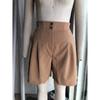 New Summer Loose Pants Wide-Leg Shorts Casual Women High-Waisted Knee - Length Shorts