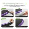 Laser Pickleball Paddle Protection Tape-Paddle Head Edge Guard-Racket Edge Protection Tape-Fit Perfectly Curved Edge Laser Tape