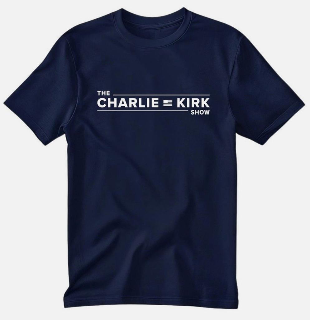 Charlie Kirk Show T Shirt Mens Womens Tees Top Tee Turning Point RIP