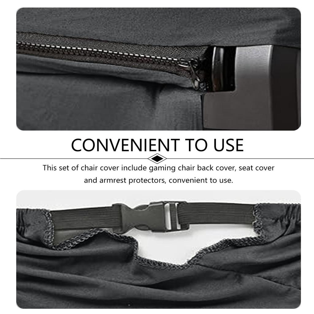 Milk silk waterproof e-sports chair cover solid color elastic e-sports chair cover spot chair cover