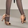 Pantofi de dans latino din satin pentru femei Sansha