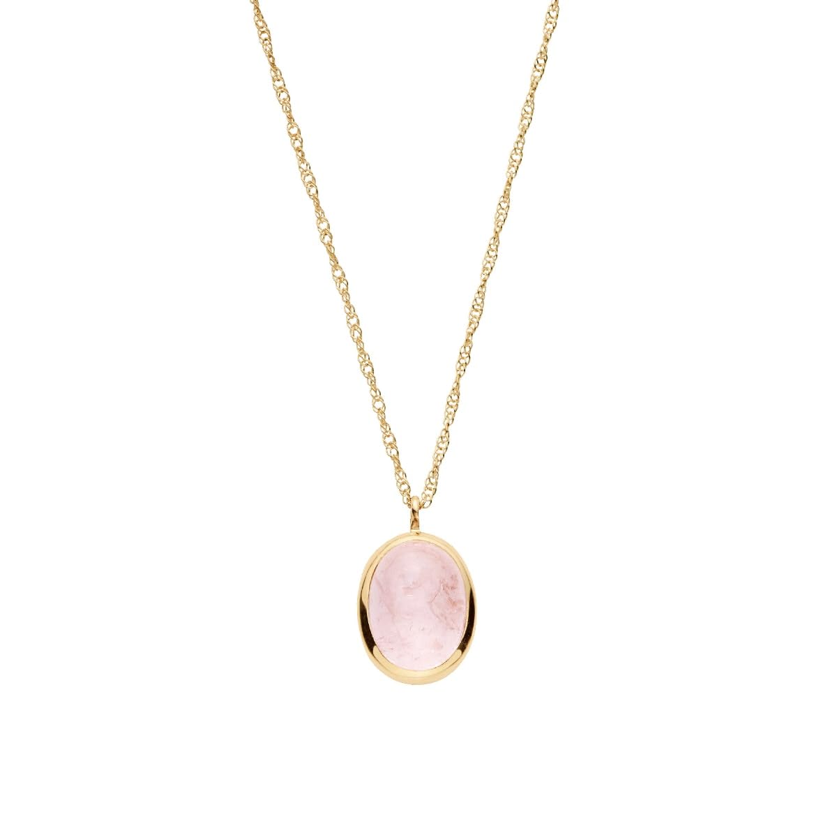 

Vendome K10 yellow gold morganite necklace GJVN051245MO [VIH Aoyama]