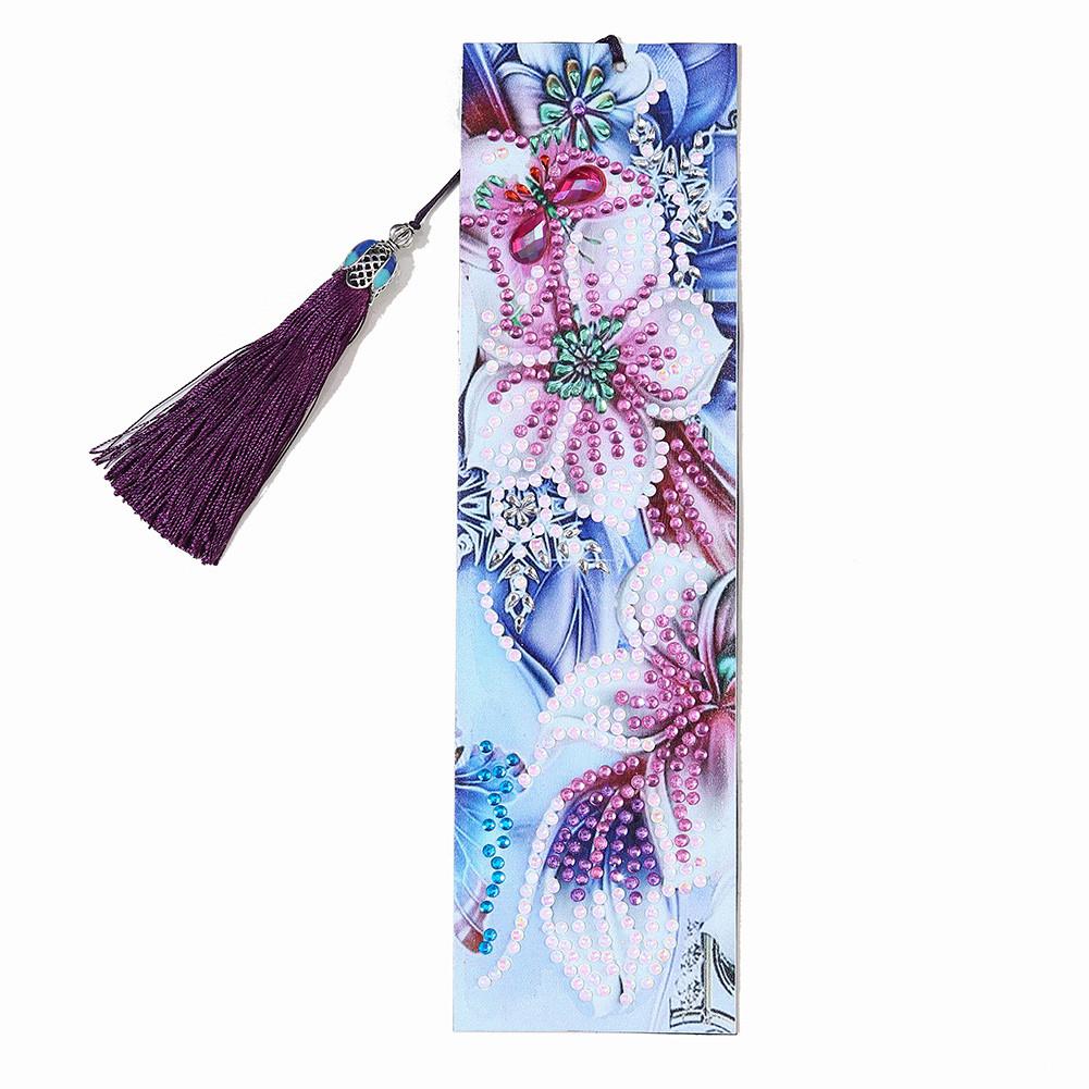 

Закладка-кисточка DIY Алмазная картина особой формы Кожаные закладки на страницы Вышивка Книга Чтение Подарок