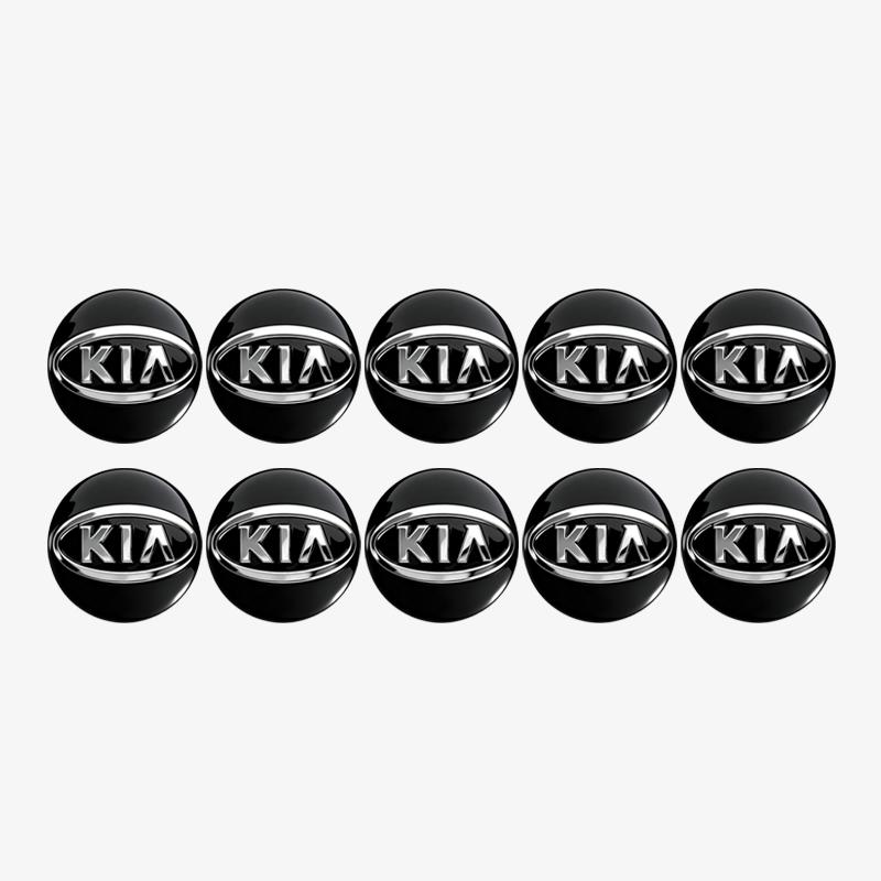 Car Remote Key Emblem Sticker Aluminum Keys Decoration Decal For KIA K9 Sportage Niro K5 Carnival EV6 EV9 EV3 K8 Stinger Forte