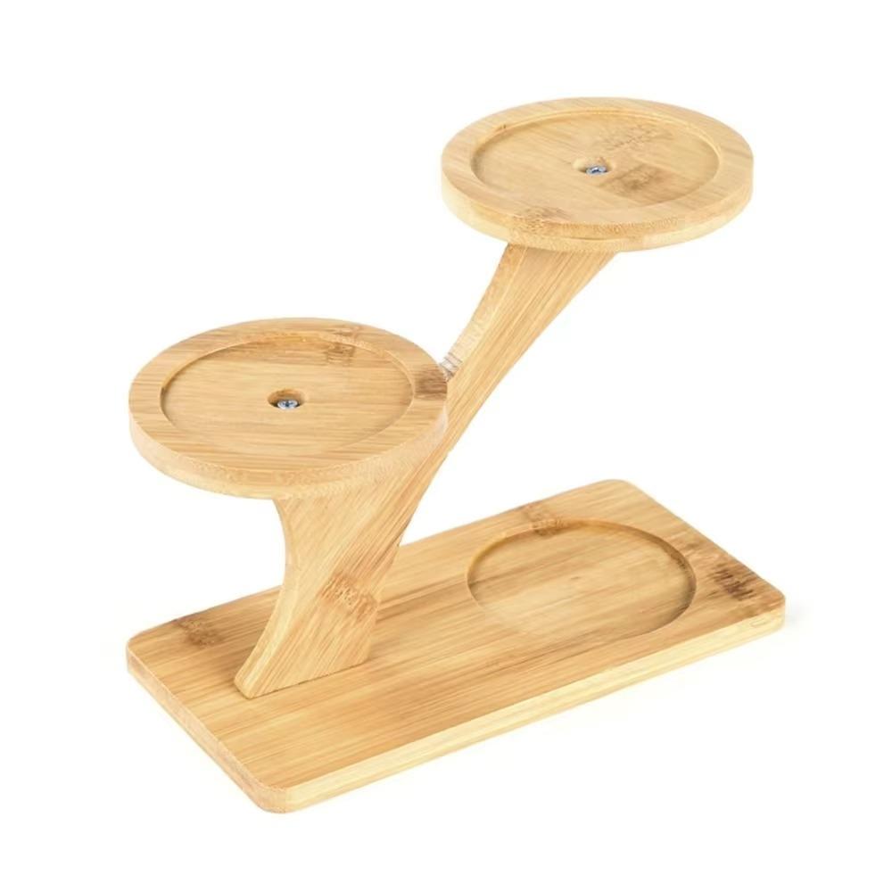 Tree Branch shape Desktop Flower Rack Bamboo Shelf Mini Flowerpot Holder  for Window