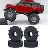 Rubber Wheel Tires For 1/18 1/24 Trx4m Scx24 Crawler RC Car Accessories