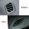 13- For Benz GLA CLA Car Dashboard Side Outlet Vent Cover Trim Carbon Fiber