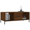 VidaXL Table basse chêne marron 102x50x40 cm bois d'ingénierie 829315