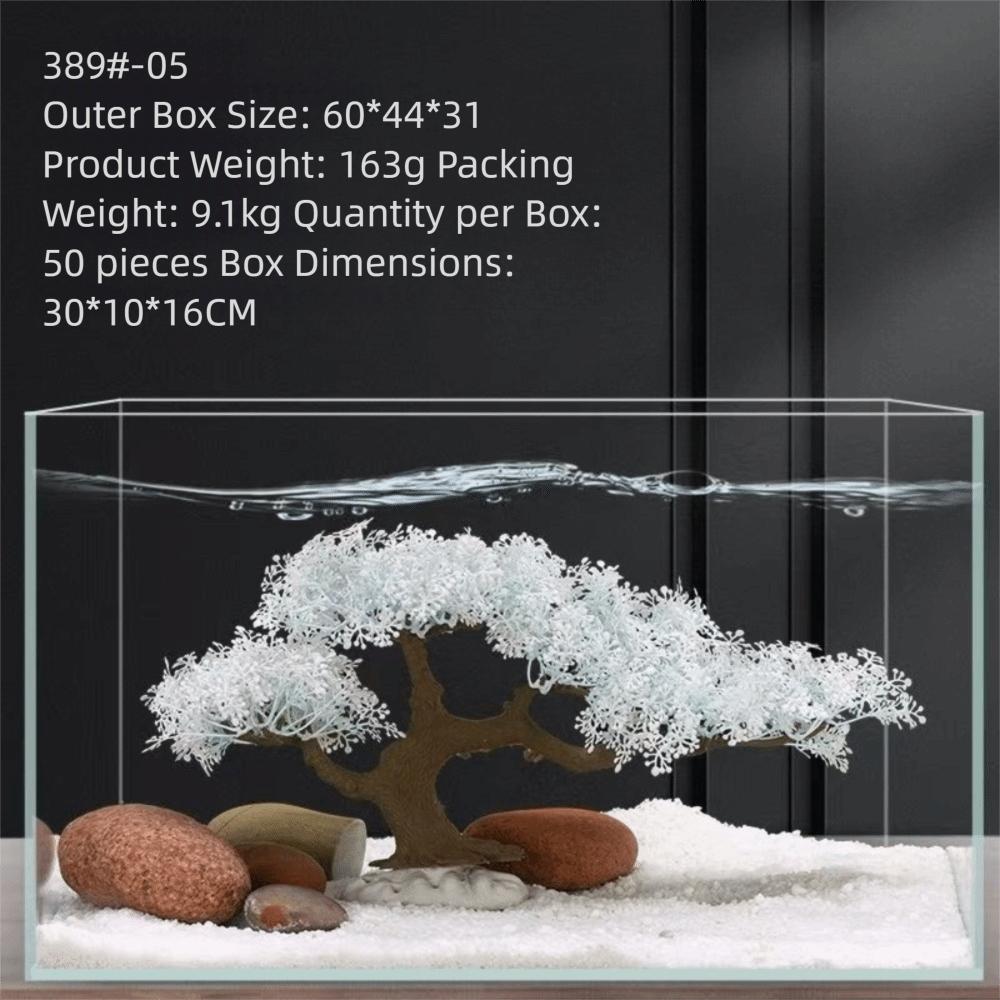 New Realistic Aquarium Fish Tank Decoration Creative Beautiful Simulation Water Plants Aquarium Ornament Pet Fish Habitat