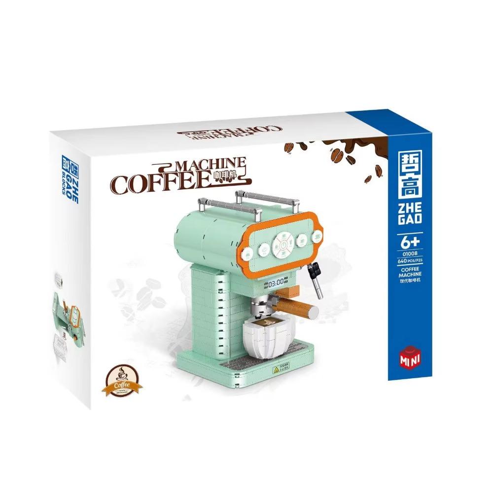 Vintage style High-Quality Retro High-Quality Coffee High-Quality Machine High-Quality Grinder High-Quality Building High-Quality Blocks