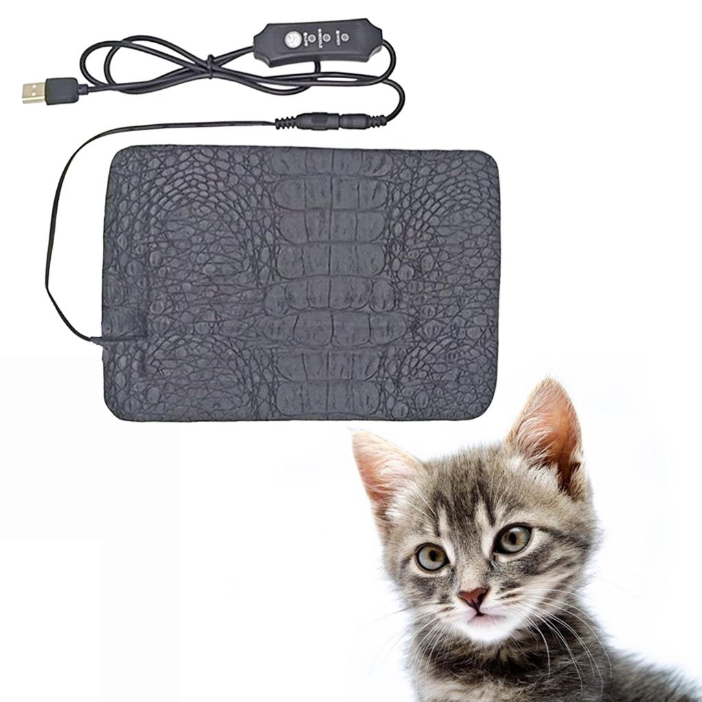 Pad 3 Level Adjustable Temperature Heater Resistant Small USB Tortoise Pets , 15x22cm