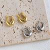 Geometric Simple U Shaped Hoop Earrings for Women French Vintage Ear Buckle Party Jewelry Gifts