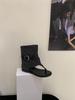 Retro Hong Kong style 2025 summer new fashion cool boots casual belt buckle toe Internet celebrity versatile short boots wedge heel shoes