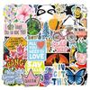 100 Pcs Graffiti Cool Stickers Pack,Vinyl Trendy Stickers for Laptop Water Bottle Helmet Luggage Skateboards Phone Guitar