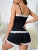 Casual Women's Lace Suspender Shorts Sexy Babes Girl Fast Fashion European and American Women's Clothing