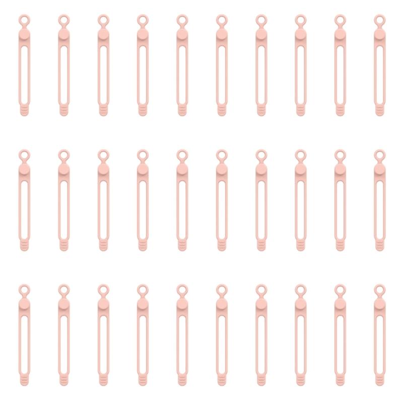 

Multipurpose Elastics Cord Straps For Chargers Headphones Data Cables Reusable Silicone Ties