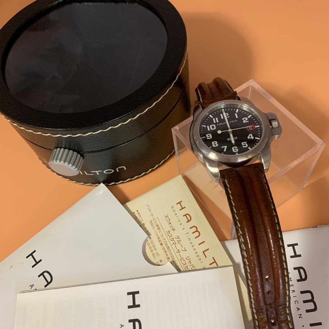 Б/у Hamilton Khaki Hamilton Khaki Quartz 630117 объект недвижимости