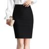 Professional Western High-Waisted Open-Front Slimming Summer Skirt Suit