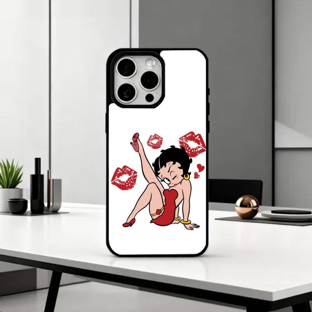 G-Girl G-Betty-es B-BoOpS Phone Case For iPhone17,16,15,14,13,12,11 Plus,Pro Max Magnetic For Magsafe Wireless Charging