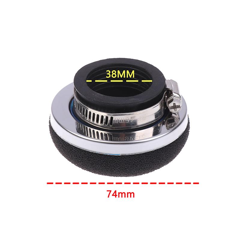 

1 шт. 35/38/42/45/48/54/60 мм мотоциклетный прямой пенный воздушный фильтр губка очиститель для 2-тактного двигателя карманный велосипед мото скутер 38MM