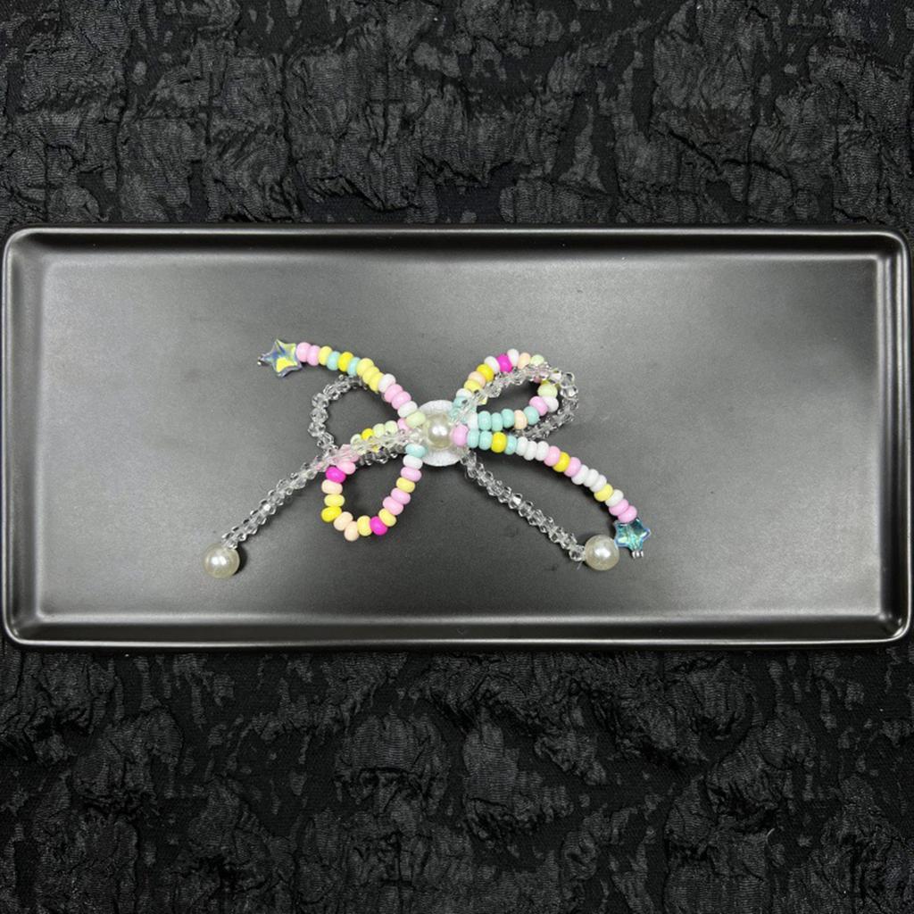 Dopamine Handcrafted Beaded Jelly Shoes Sports Sandals Accessory Diy Shoe Decorative Colorful Flower Slippers Buckles