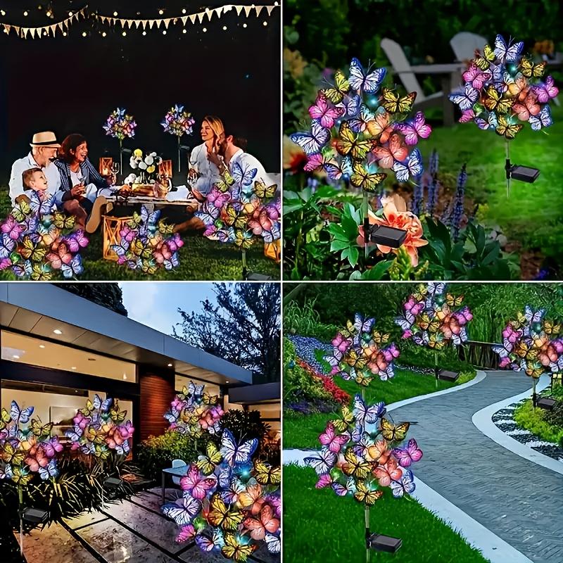 Solar Garden Colorful Butterfly LED Light, Solar Light Outdoor Waterproof, Outdoor Christmas Light, Courtyard Lawn Path Garden Decoration