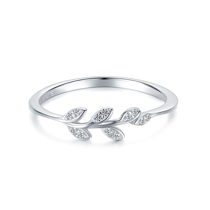 Tancise Klassischer Zirkon-Ring aus 925er-Sterlingsilber, Damenschmuck, Hochzeitsversprechen, Party-Geschenk