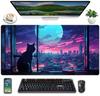 Scenery Mouse Pad Large Computer Office Game Table Mats Xxl Rubber Antislip Gaming Keyboard Mousepads Long Desk Pads