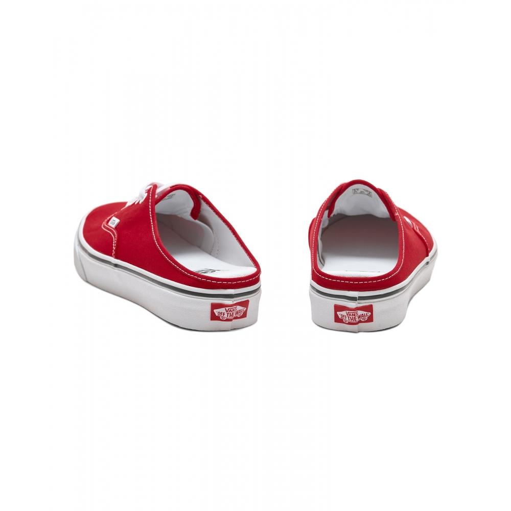 Vans Authentic Mule Racing Red  True White Vn0a54f7jv61 Authentic Mule Racing Red True White