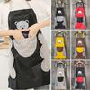With Hand Towel Kitchen Apron Waterproof Restaurant Uniform Household Antifouling Apron  Barber