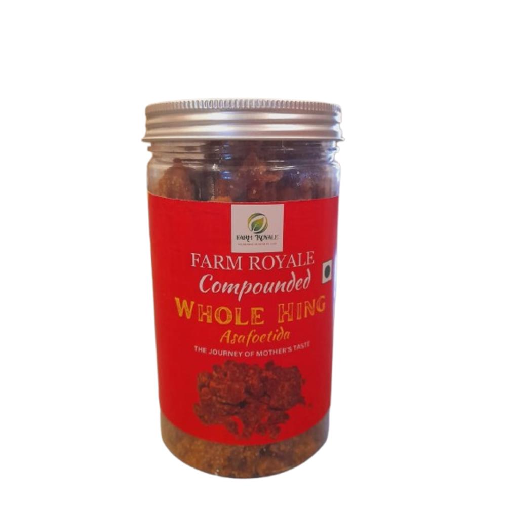 Farm Royale Whole Asafoetida (Hing) 500g | Premium Spice