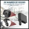 Windshield Washer Nozzle for Mercedes-Benz Sprinter Durable No.2E1955985 Windscreen Washer Sprayer Nozzle Black Front with Hose and Connectors 1 Set