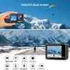 4K Sportkamera Wasserdicht High Definition Dual-Screen Wifi Fernbedienung Outdoor-Aufnahmen Radfahren Skifahren Unterwasserkamera