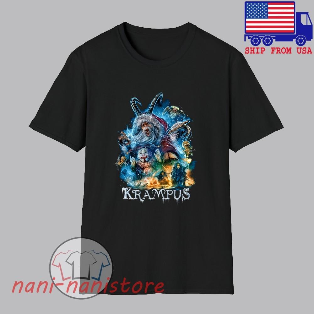 

Krampus Christmas Horror Movie Men#039;s Black Size S5XL Unisex T-Shirt S