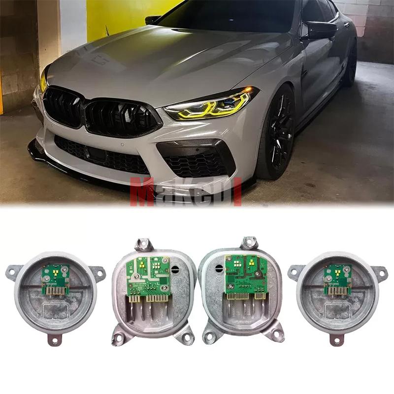Yellow Angel Eye Control Module For BMW 8 series M8 G14 G15 F91 F92 F93 G16 CSL Daytime Running Lights 8496134 9498649 9498650 Yellow