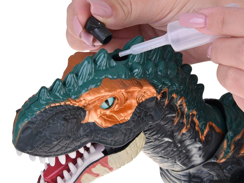 Duży Dinozaur Robot Chodzi Ryczy Znosi Jajka Efekty Świetlne Para Za5716