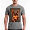 Doberunisex Artwork Tshirt Summer Casual Cotton Tee Oversized Streetwear Tops Vintage Graphic Print Loose Fit Short Sleeve