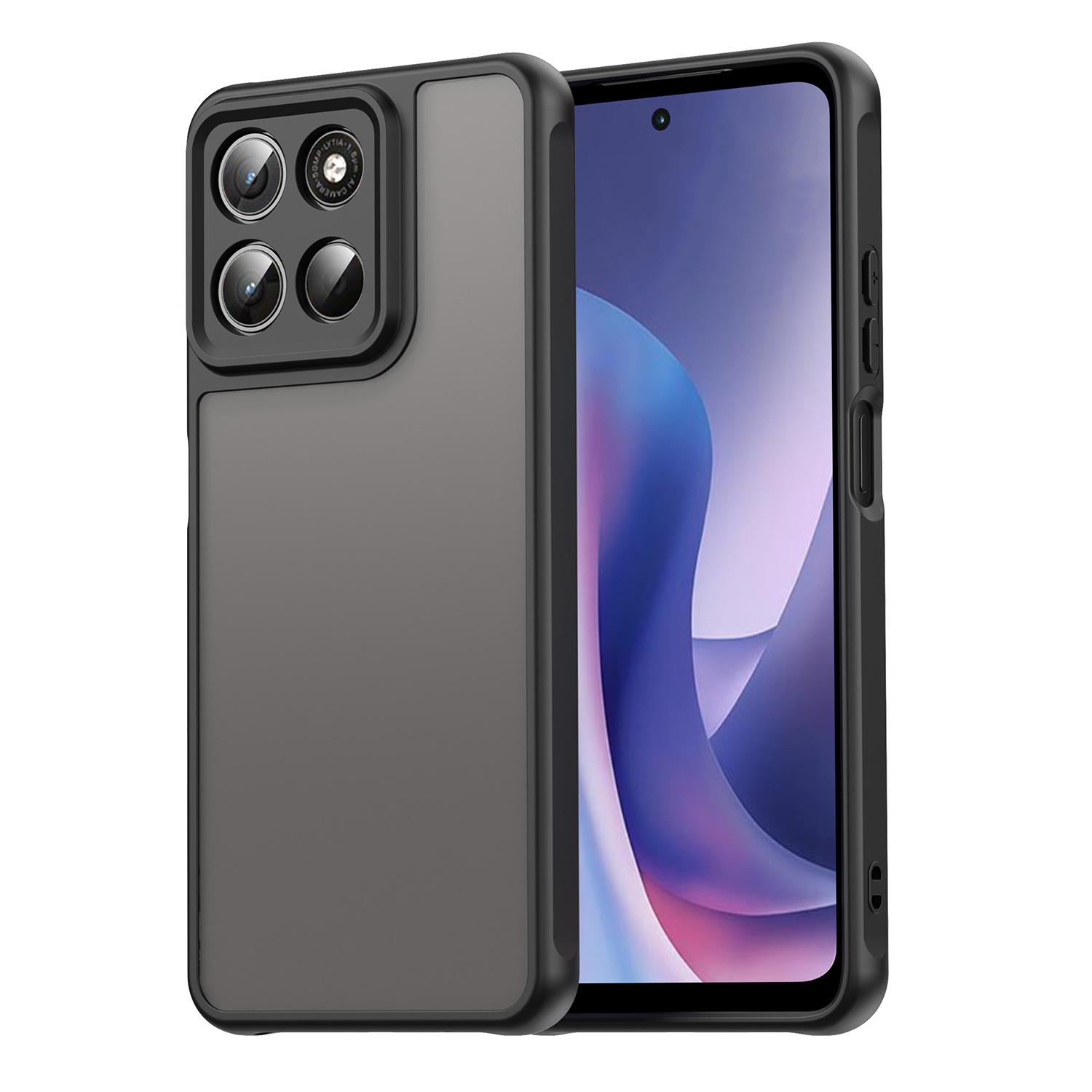 

Матовий протиударний чохол для Moto Edge 60 Fusion Захисний чохол з повним захистом для Moto G57 G56 G86 G Play 2025 G Power Motorola Moto G57 чорний