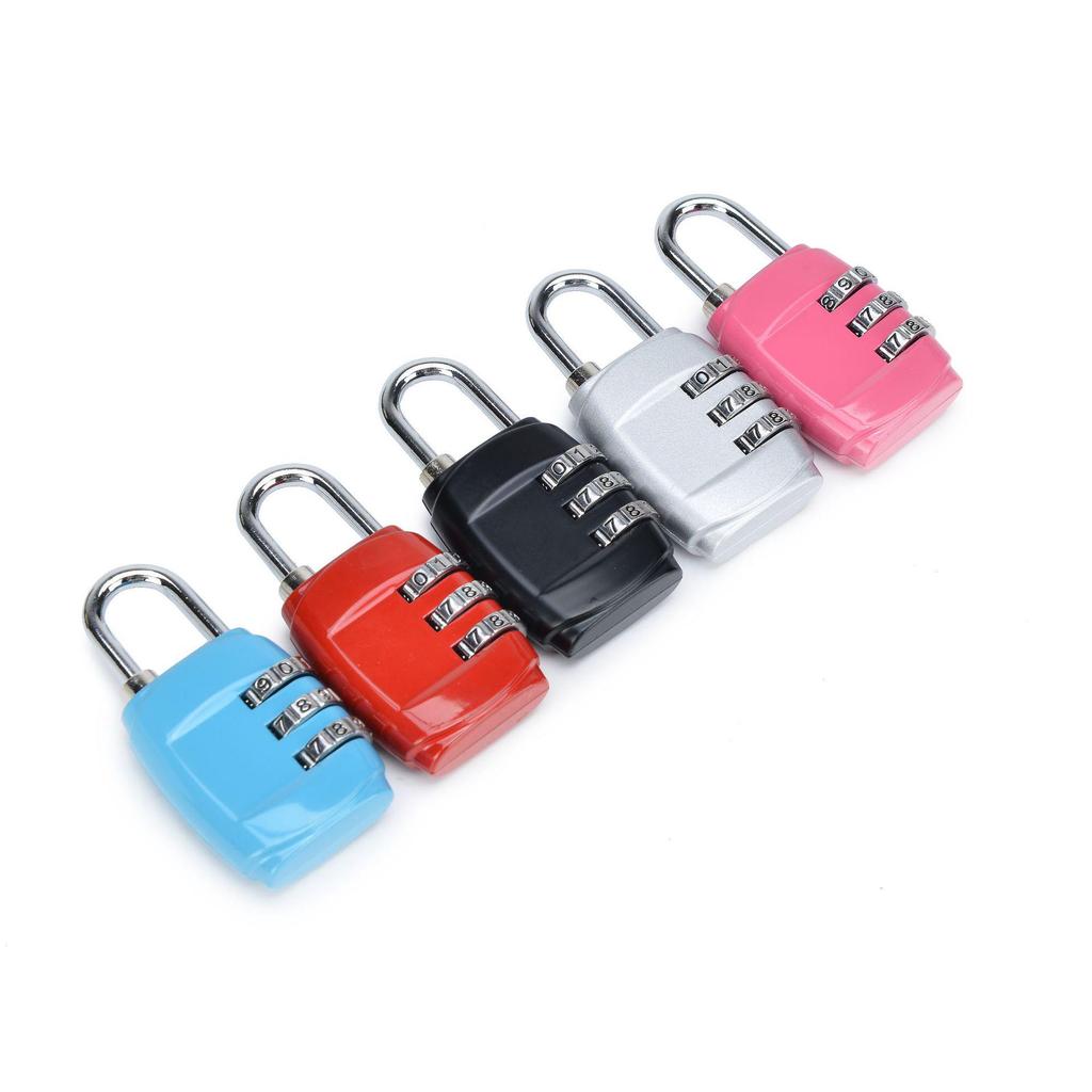 Zinc Alloy Mini Combination Padlock for Suitcases, Gym Lockers, and Drawers