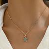 Statement Large Resin Starfish Pendant Necklace For Women Trendy Summer Beach Vacation Charm Neck Clavicle Chain Boho Jewelry