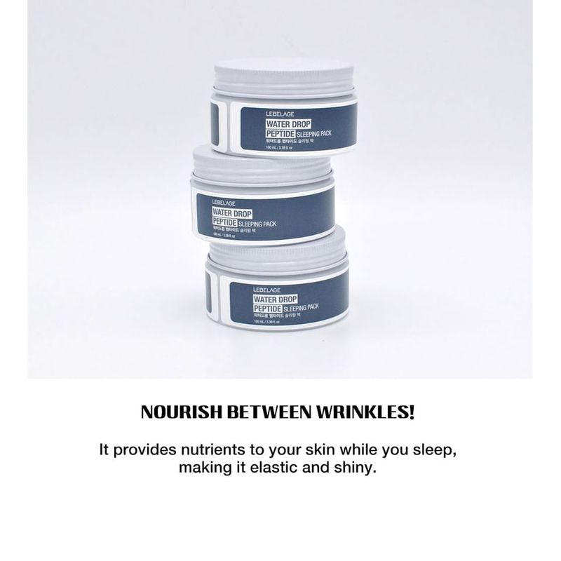 LEBELAGE - Water Drop Peptide Schlafmaske