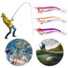 Luminous Squid Jigs 90mm 6g Artificial Squid Hook Wood Shrimp Cuttlefish Hard Bait for Fishing Squid Octopus Pesca
