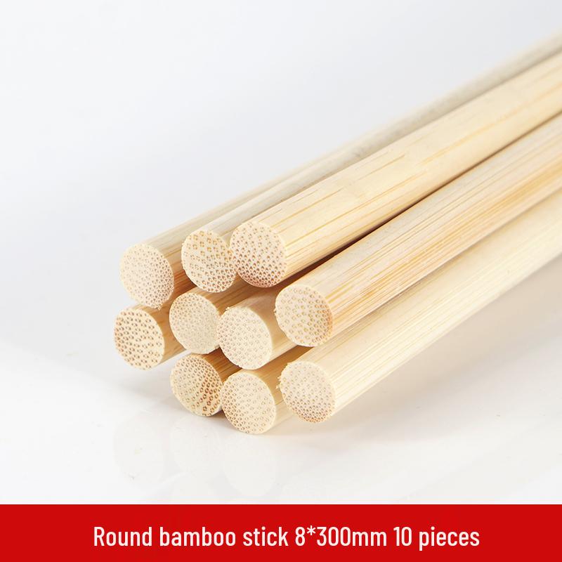 Bamboo and Wooden Craft Sticks: DIY Model Strips and Slices