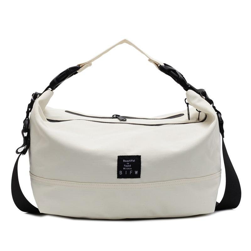 Canvas Tote Bag Casual and Simple 2025 Spring and Summer Trend Texture Shoulder Bag Travel Messenger Bag