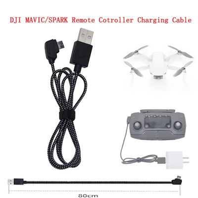 Fast Charging Charger USB Cable Nylon Line Connect Port For  Mavic 